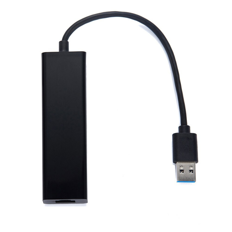 B13 RTL8152B免驅USB 3.0轉100M RJ45網卡3口USB3.0 HUB集線器