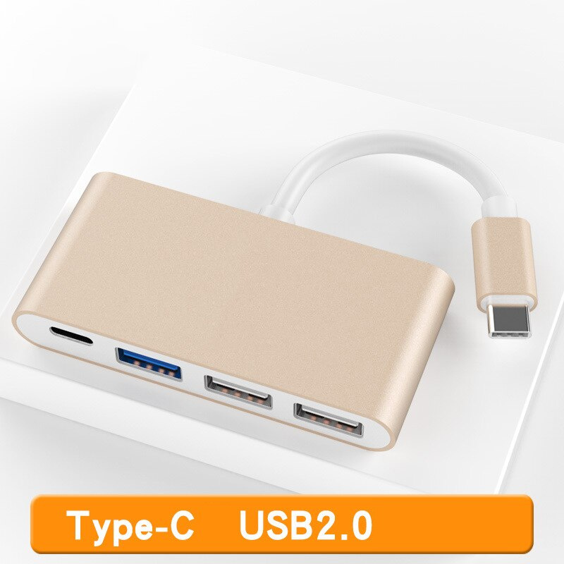 C 型轉 HDMI 兼容 USB C USB 3.0 VGA RJ45 適配器集線器轉換器適用於 Macbook HP 三星華為小米手機到電視