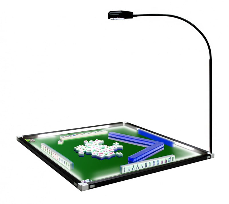 第二代-LED高清麻雀燈 (可調光) 四邊發光 收合超方便 MJ-02 - Sanwall Electric 三煌