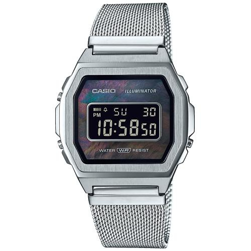 Casio Vintage Iconic Collection 珍珠母不鏽鋼系列手錶 [3色]