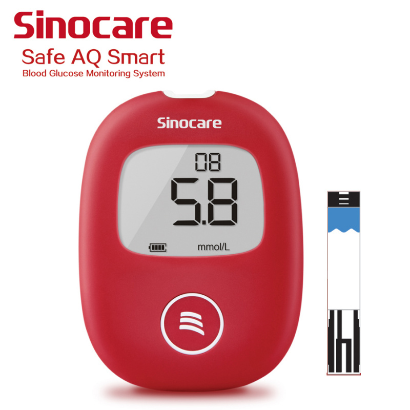[最後6件] Sinocare - Safe AQ Smart 血糖機套裝 (主機+25針+25試紙) [到期日:13/1/2022]