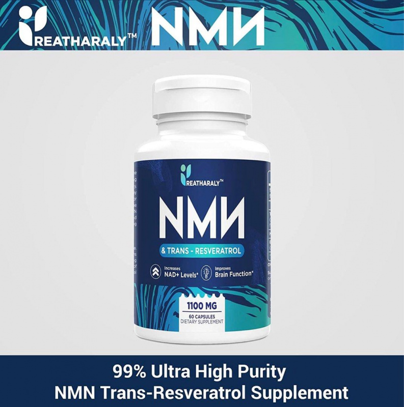 美國制最強 NMN 500mg + 白藜蘆醇Trans-Resveratrol Supplement 1100mg nmn白藜蘆醇補充劑  強效抗氧化和抗衰老補充劑 細胞修復 增強能量 增強 NAD+