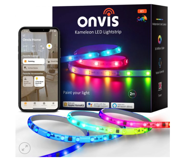 Onvis Multicolor Smart RGB LED Light Strip K1-2M