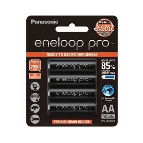 Panasonic 樂聲牌 eneloop Pro  / eneloop充電池環保電池 [包裝隨機送出 / 日本製]