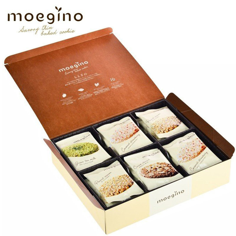 日本 moegino 4款味道 特級薄脆曲奇 (60塊 禮盒裝)【市集世界 - 日本市集】