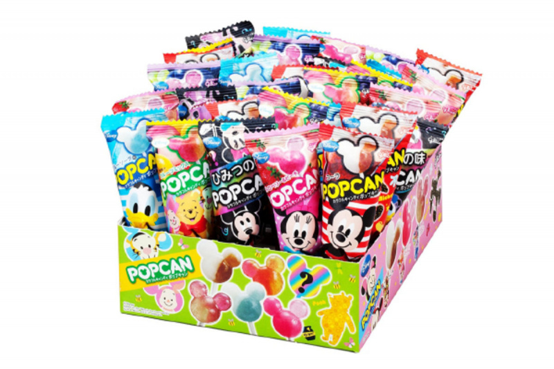 日版 固力果 Glico 迪士尼《米奇造型 波板珠糖》(A款 生果及汽水味) 1盒30支【市集世界 - 日本市集】