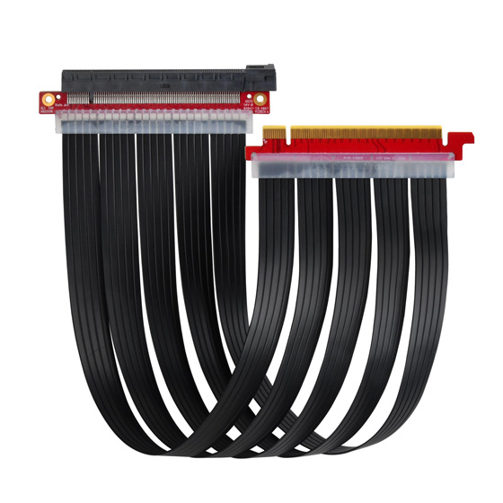 Pcie Ribbon SilverStone RC04 High Quality Flexible PCIe x16 Rise Ribbon Cable ...