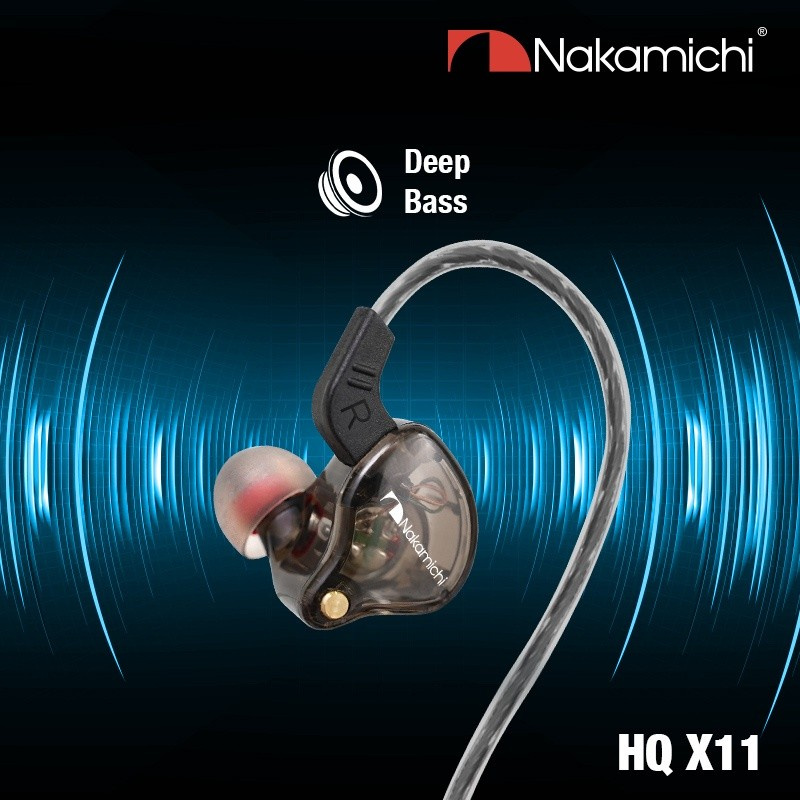 Nakamichi 動圈入耳式監聽有線耳機 HQ-X11
