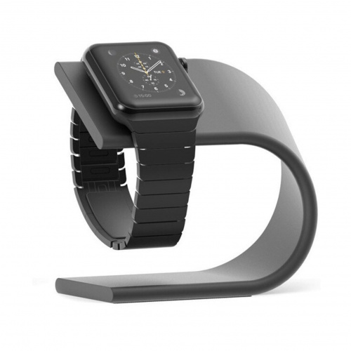 適用於 Apple Watch 支架的鋁合金支架支架 適用於 Apple Watch 1 2 3 4 充電器底座支架的 U 型充電座支架
