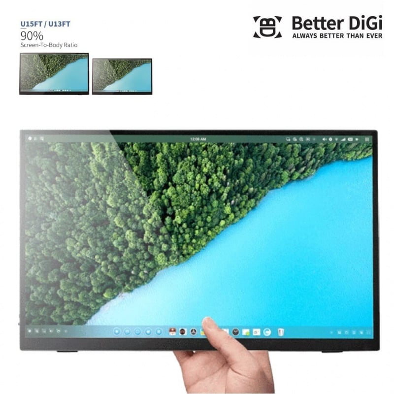 Better DiGi 15.6" FHD 可攜式超窄邊輕觸顯示器 U15FT