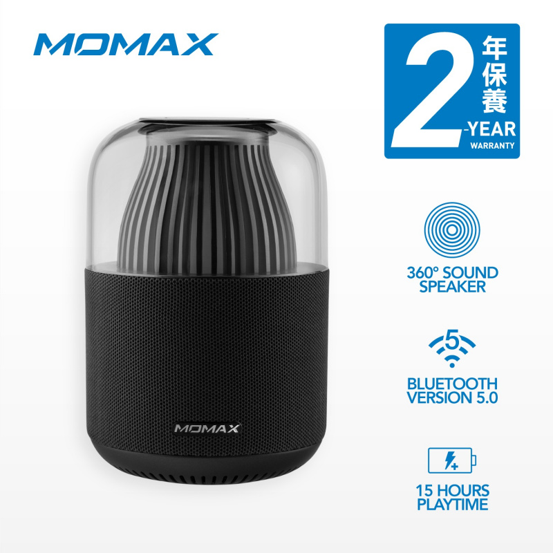 MOMAX SPACE BS1 真無線360 °全指向音箱及氣氛燈