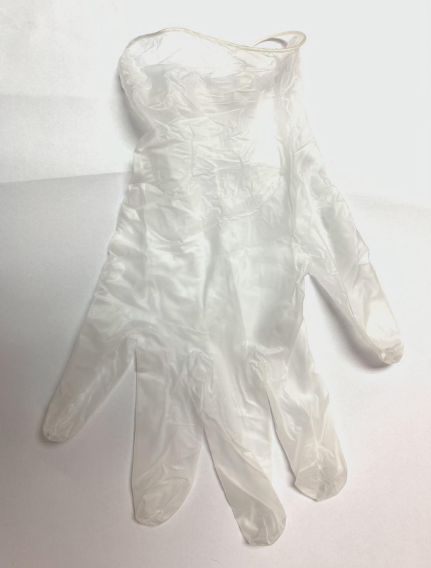 [PVC] Vinyl Examination Gloves 手套一次性醫用pvc手套 100只/盒 L Size 可手機觸碰