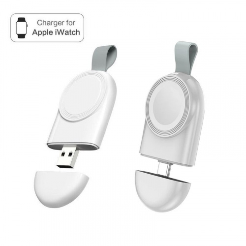 USB Type C 便攜式磁性無線充電器適用於 IWatch 7 6 SE 5 4 3 2 適用於 Apple Watch 系列的快速充電基座電纜