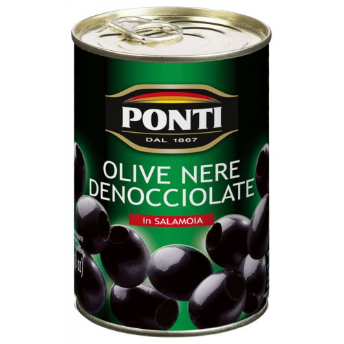PONTI - 意大利進口 去核黑橄欖 400g