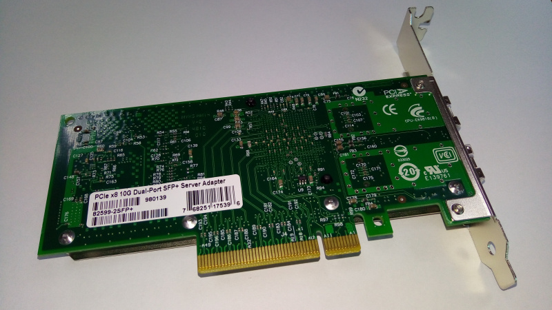 Intel Based PCIe Network Adapter - Intel X540AT2 Chipset; RJ45; 10Gb Transfer Rate x 1; PCIe 2.0 x8 (2 ports) LREC9802BT