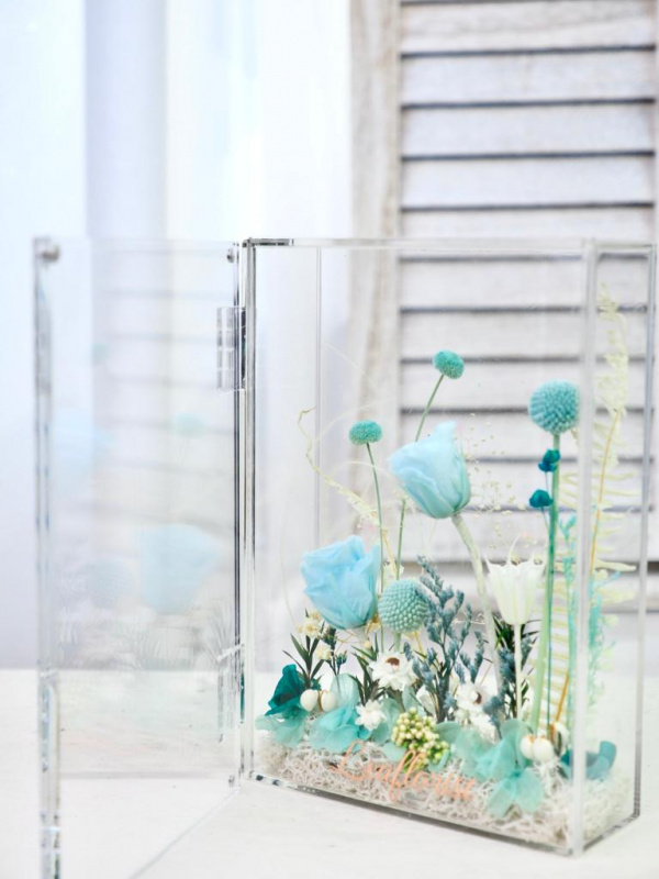 日本 保鮮花透明相架