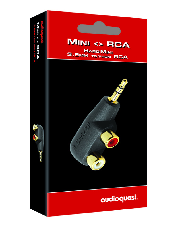 AudioQuest Hard Mini 3.5mm 轉換 RCA 連接器