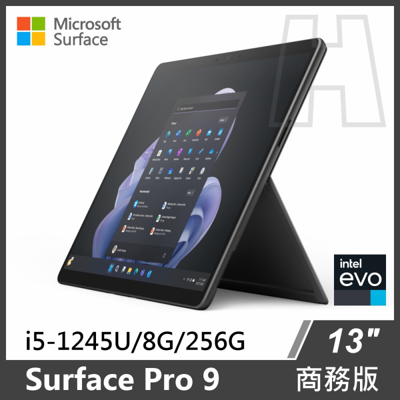 Microsoft® Surface Pro9  i5/8/256 W11P