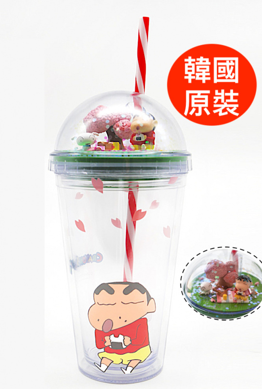 蠟筆小新櫻花樹造型冰杯