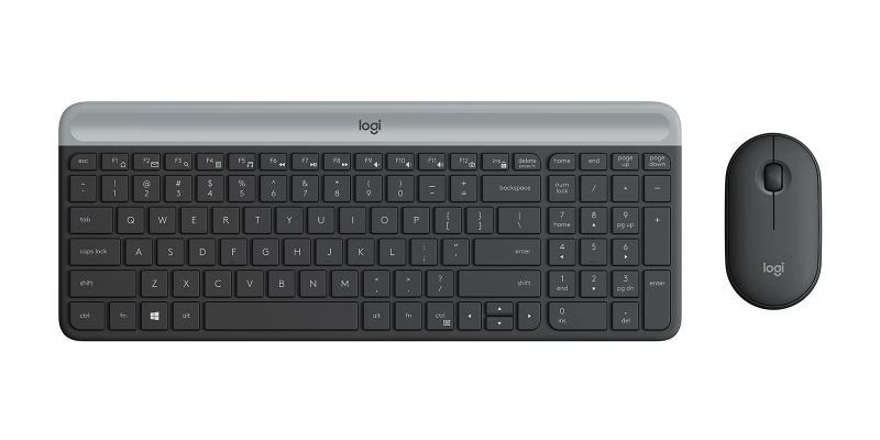Logitech Slim 無線鍵盤與滑鼠組合 MK470