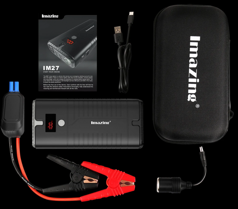Imazing Car Jump Starter 2000A 18000mAh過江龍 IM27 Hyper3