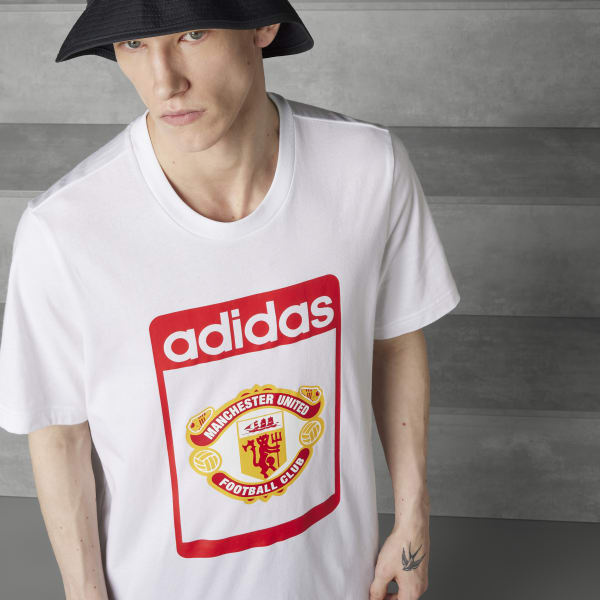 Adidas Originals 曼聯白色OG Graphic T-Shirt