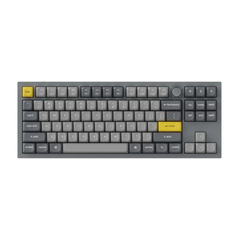 Keychron Q3 QMK Custom Mechanical Keyboard TKL 機械式鍵盤 (Knob Version) (可換軸 Hot-Swappable) (Gateron G Pro Switch)