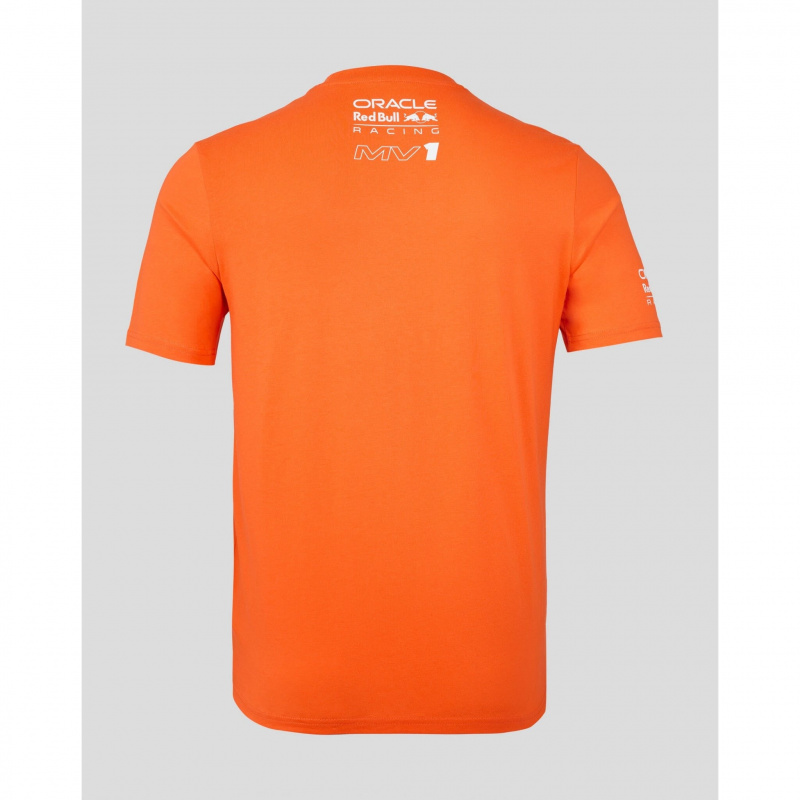 Castore F1 Red Bull 紅牛車隊 Max Verstappen Driver T-Shirt - Exotic Orange