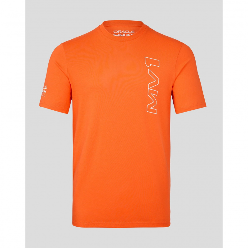 Castore F1 Red Bull 紅牛車隊 Max Verstappen Driver T-Shirt - Exotic Orange