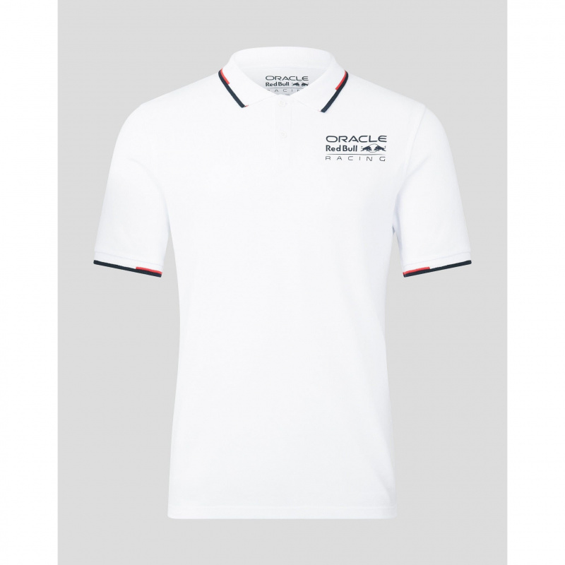 Castore F1 Red Bull 紅牛車隊 Core Logo Polo - White