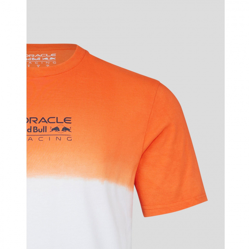 Castore F1 Red Bull 紅牛車隊 Max Verstappen Driver T-Shirt - Exotic Orange/Navy