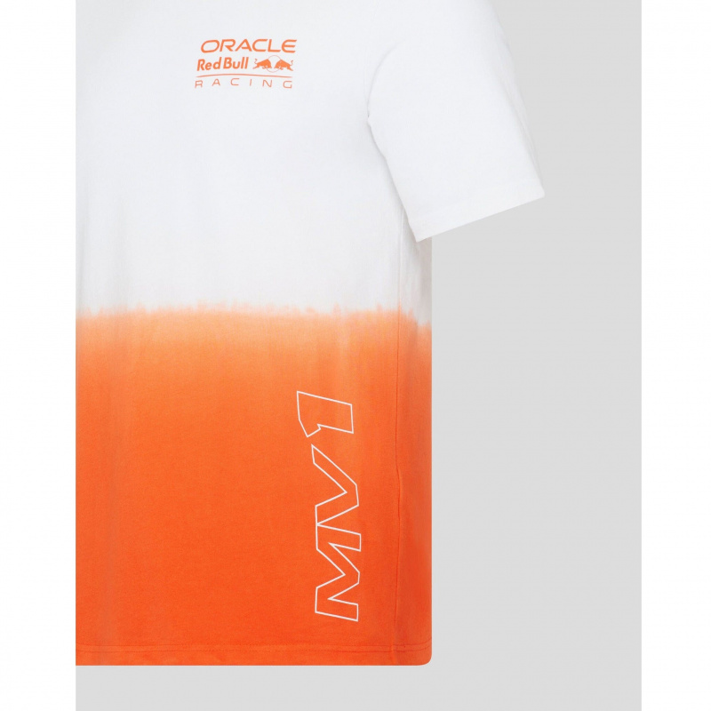 Castore F1 Red Bull 紅牛車隊 Max Verstappen Driver T-Shirt - Exotic Orange/White