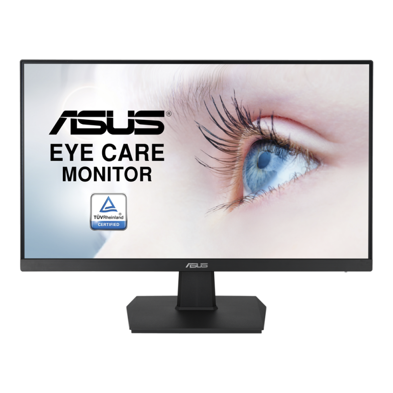 [5月優惠] ASUS VA24EHE 超低藍光護眼螢幕– 23.8吋Full HD (1920x1080), IPS, 無邊框設計, 75Hz更新率， Adaptive-Sync(FreeSync™)顯示技術, 超低藍光, 不閃屏, 可壁掛