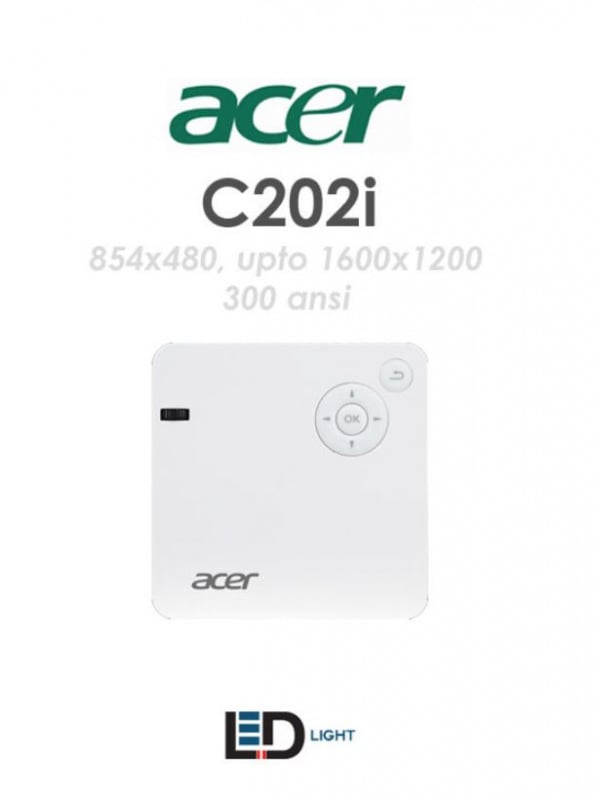 Acer Projector LED微型投影機 (白色) [C202i]