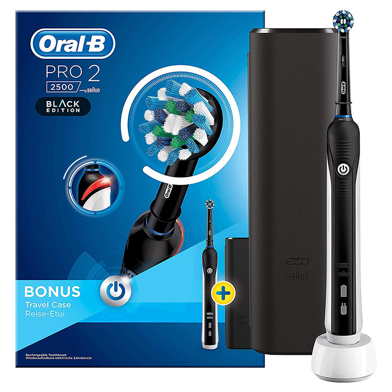 Oral-B - Pro 2 P2500 3D電動牙刷可充電-黑(香港行貨)
