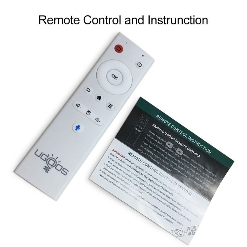 UGOOS Remote Control BT Voice Replacement Air Mouse for AM7 AM6B Plus ...