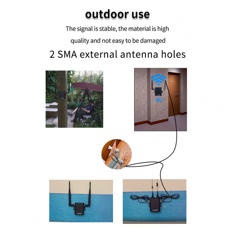 H927 4G LTE Router Industrial Grade Wireless Router 150Mbps with