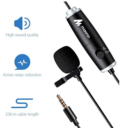 MAONO AU-101 Lavalier Condenser Microphone