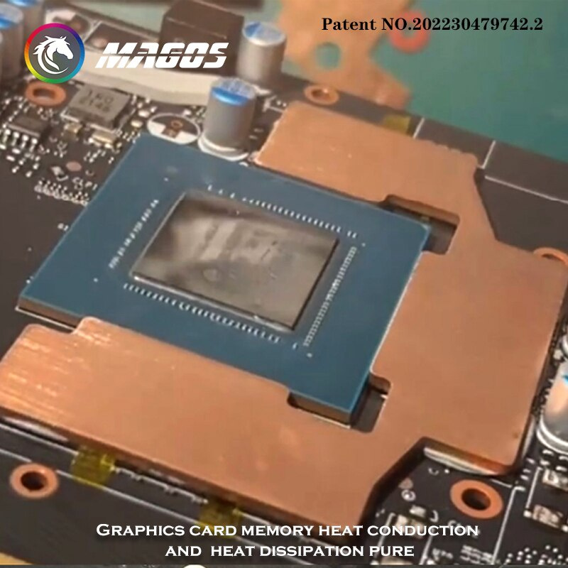 Copper GPU VRAM Memory Heatsink Shim,VGA Minner For RTX3060 3070 3080 3090 5600 5700 Down 1540