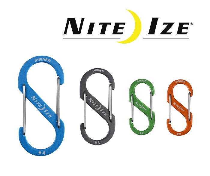 {MPower} 美國名廠 Nite Ize S-Biner Aluminum Dual Carabiner #2 Key Chain 爬山扣 登山扣 鎖匙扣 ( SBA2 ) - 原裝行貨