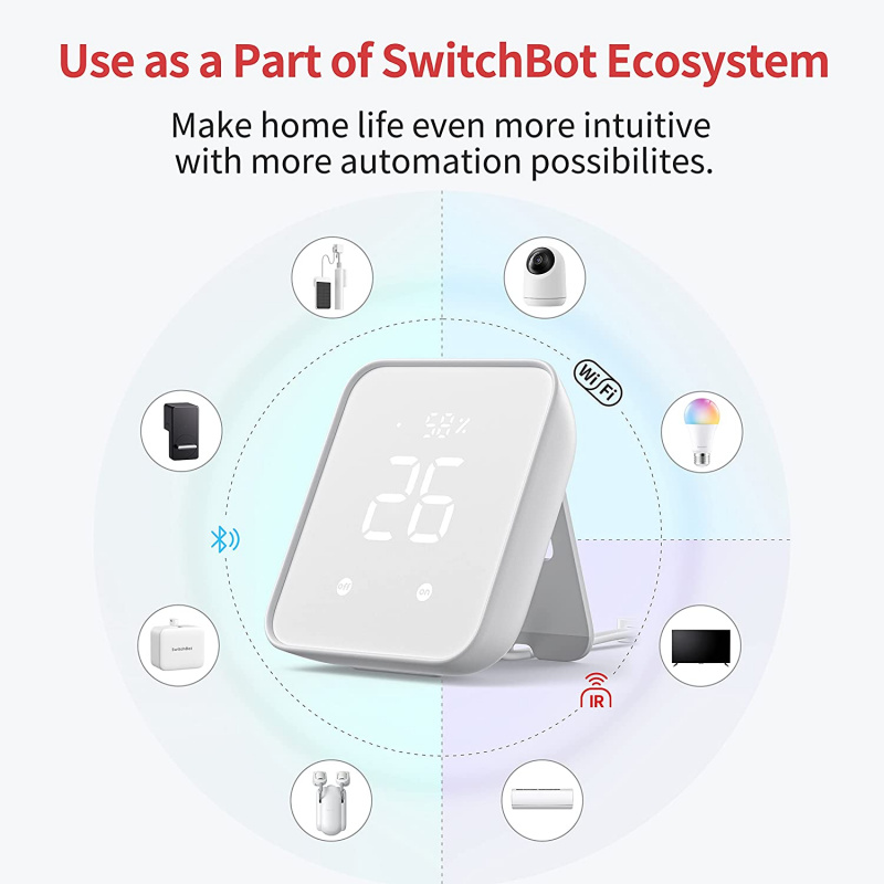 SwitchBot Hub 2 智能家居控制台 (紅外線遙控器)