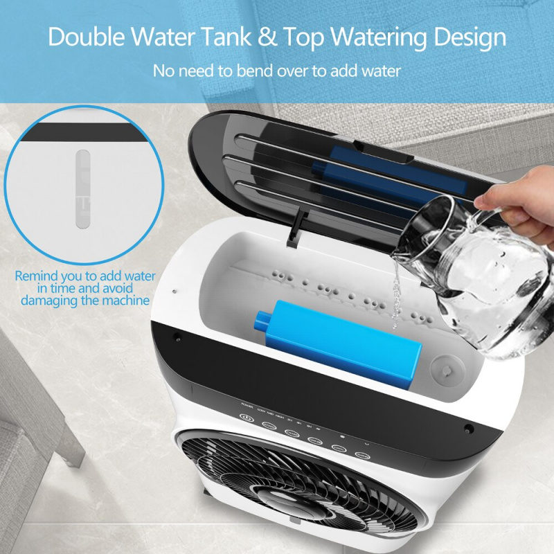 Air Cooler Portable Evaporative Air Cooler Fan with Remote Control