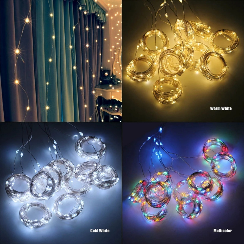 LED Fairy Lights Garland USB Lamp Curtain String Lights For New Year
