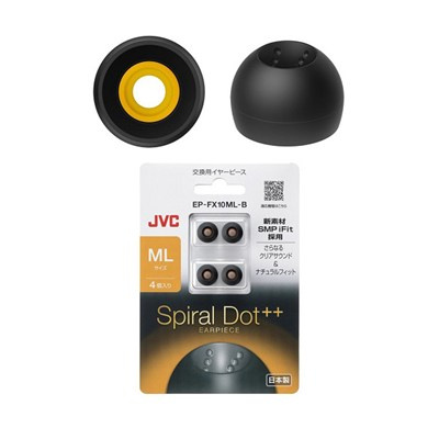 JVC Spiral Dot++ Earpiece 耳膠 EP-FX10MS-B