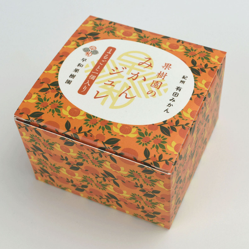 日本 早和果樹園 和歌山有田蜜柑 整個果肉果凍禮盒 1個 90g (065)【市集世界 - 日本市集】