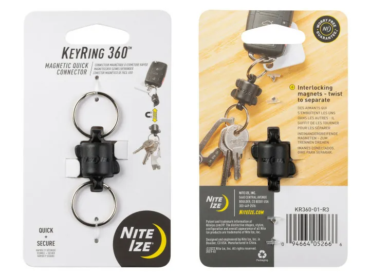 Nite Iize KR360 KeyRing 360 Magnetic Quick Connector 磁吸分體式匙扣