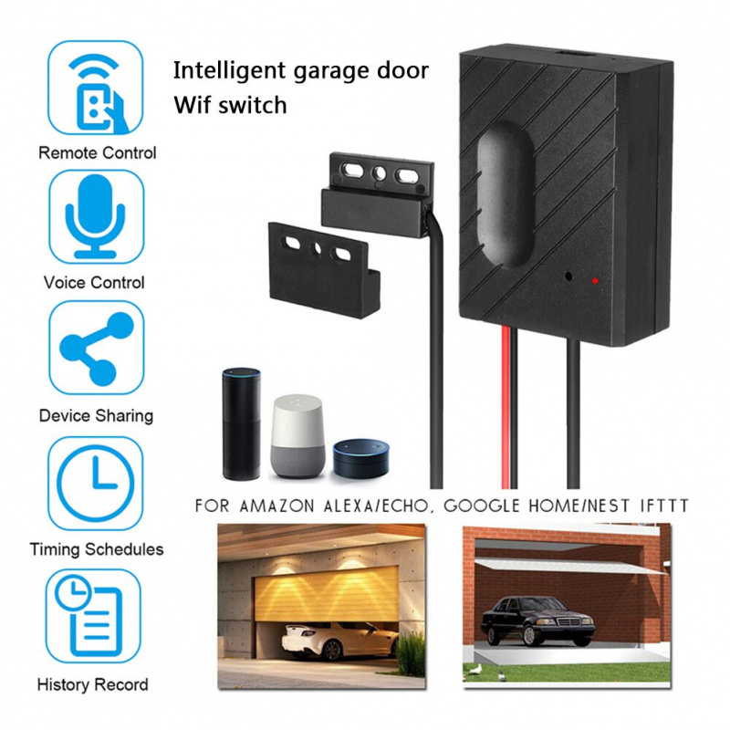 WiFi Smart Garage Door Openers Controller APP Phones Control Remote