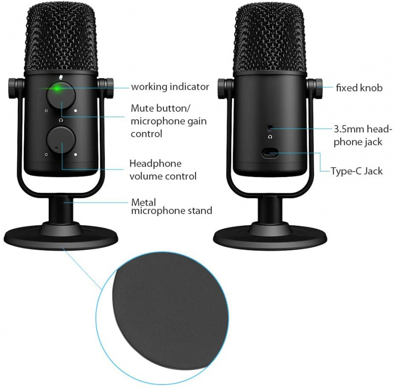 MAONO Podcast Microphone AU-902
