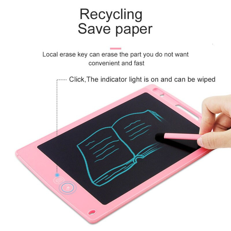 CHYI LCD Writing Tablet Digital Erasable Drawing Pad 11 Inch Partially