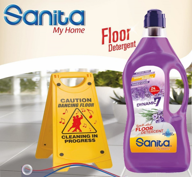 歐盟認可 SANITA 地板清潔劑 ( 薰衣草味 ), 1500ml